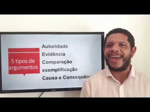 Redação do Enem  - Tipos de Argumentos  -  Vídeo 8 - redação enem 2021