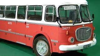 preview picture of video 'Autobus Jelcz 043 ,,Ogórek'',ADW Model'