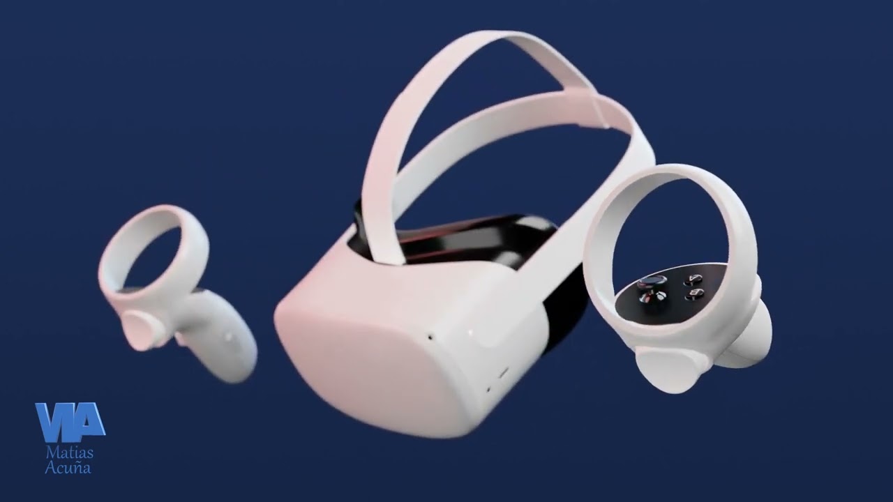 Oculus Meta Quest 2 controllers 3D Model