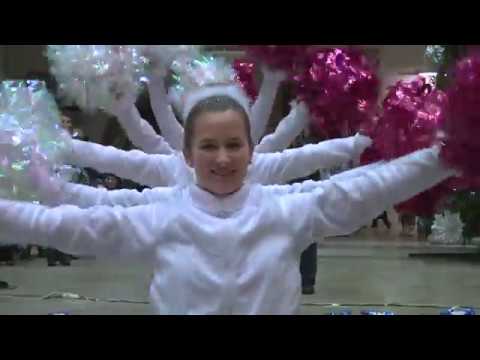 Mažoretky Panenky - DDM Hranice - vánoce 2017 / dvorana zámku