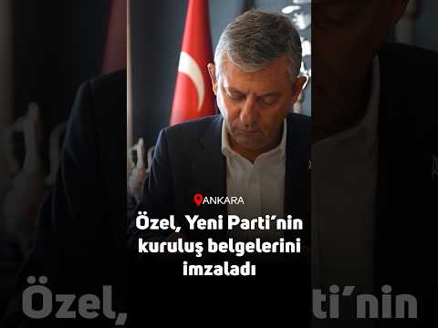 Özgür Özel CHP’den istifa etti