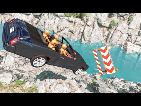 Water Car Splashes #2 - BeamNG DRIVE | SmashChan