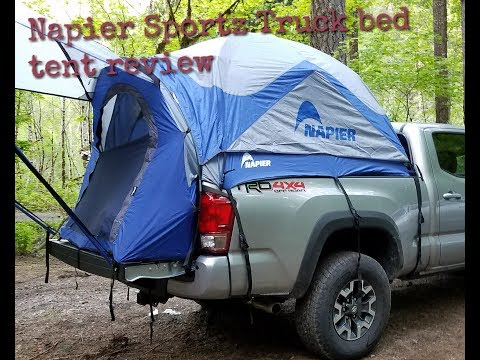 Napier Sportz truck bed tent review on a 2017 Tacoma long bed