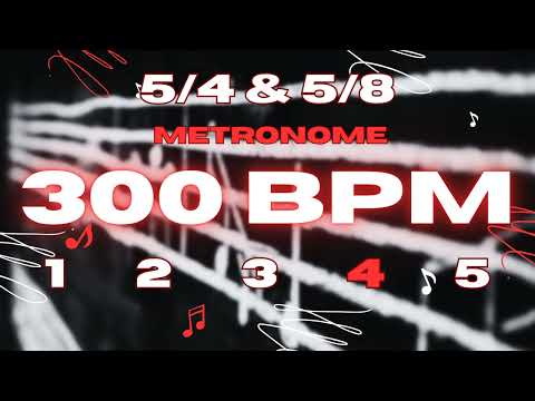 300 BPM - 5/4 & 5/8 Metronome