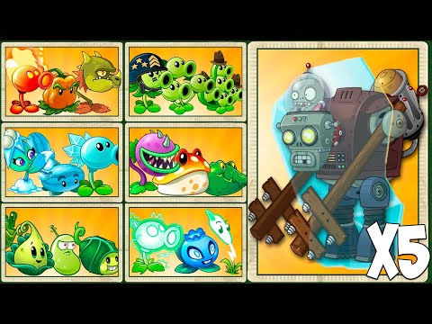 PvZ 2 Random Team Plants Vs Team Frozen Gargantuar - Which Team Plant 's Best?