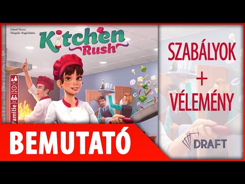 Kitchen Rush társasjáték bemutató - :: DRAFT :: Társasjáték vlog