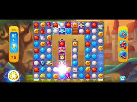 Fishdom 2172 - Hard Level (19 Moves)