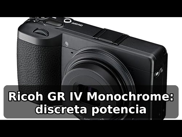 Vídeo relacionado con RICOH GR IV Monochrome con sensor de imagen CMOS dedicado, diseñado exclusivamente para la fotografía monocromática. NUEVO sensor CMOS de tamaño APS-C de 25,74 MP, NUEVO GR ENGINE 7, NUEVO objetivo GR