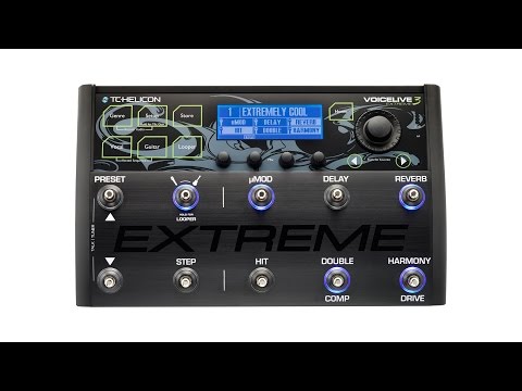 TC-Helicon VoiceLive 3 Extreme Guitar and Vocal Effects TC-Helicon VoiceLive 3 Extreme Guitar and Vocal Effects