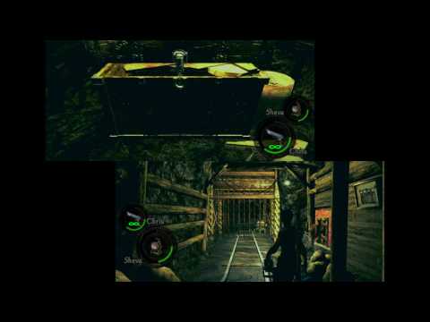 Resident Evil 5 100% Co-op Veteran Walkthrough Part 25, Chapter 2-2, 720p HD (NO COMMENTARY)