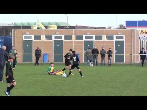 SV Huizen D1 - FC Almere D1 1e helft (23-11-2013)