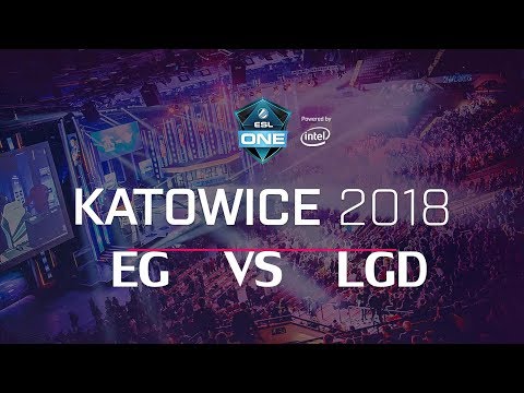 EG vs LGD | ESL One Katowice 2018 Group A bo2 | Commentator - AdmiralBulldog