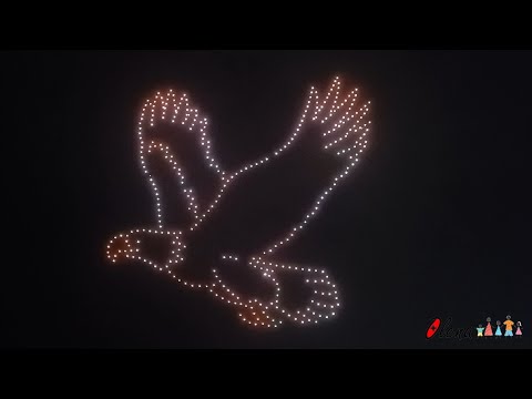 Drone shows condensed