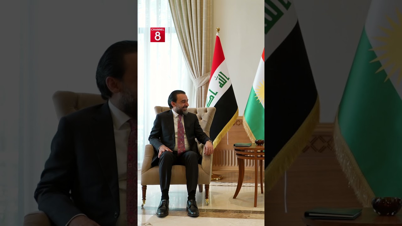 ڤیدیۆ | بافڵ جەلال تاڵەبانی لە ماڵی مام جەلال لە بەغداد پێشوازی لە محەممەد حەلبووسی کرد