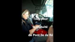preview picture of video 'Manifestation Pour La Gratuité du Pont Ile de Ré ,Association GEMRé'