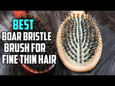 Top 5 Best Boar Bristle Brush for Fine Thin Hair...