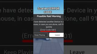 if you see this roblox error code, close the game.. immediately