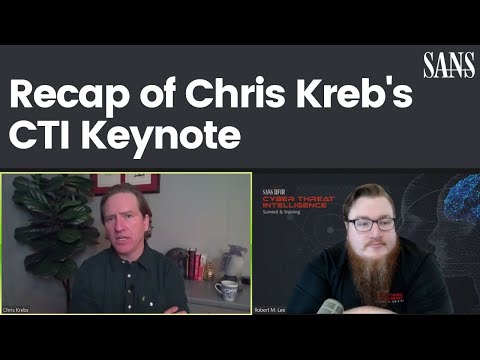 A Recap from Chris Krebs's Keynote - SANS Cyber Threat Intelligence 2021