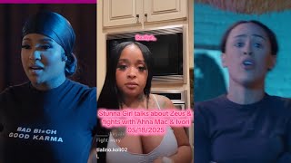 Stunna Girl Says Zeus Edited Fight W/ Ahna Mac, Ahna Had On Rings, & She Made $150K For The Scene ☕️