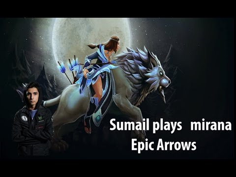 Dota 2 : sumail plays mirana ranked gameplay short clip
