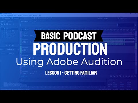 Basic Podcast Production with Adobe Audition - Lesson 1