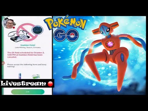 DEOXYS EX RAID ABGESAGT?! Livestream! Pokémon GO! Video