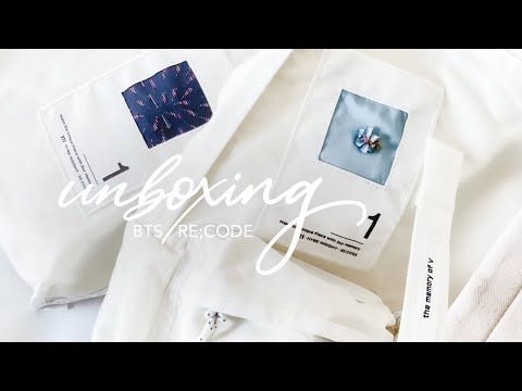 UNBOXING BTS RECODE UPCYCLED BACKPACK & SLINGBAG | 방탄소년단 merch review featuring Memories 2021 Bluray