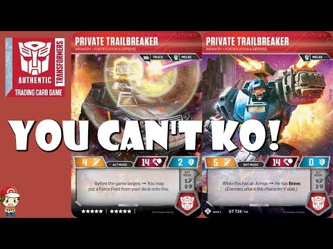 Private Trailbreaker is Really Hard to KO in the Transformers TCG! Video