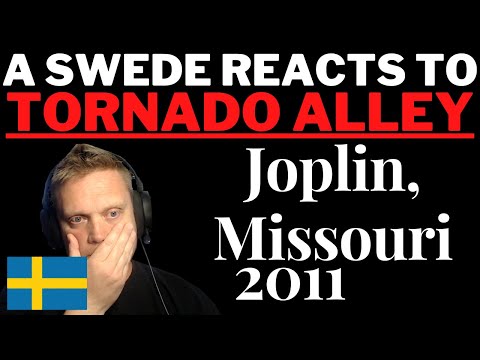 A  Swede reacts to - Tornado Alley (Real Time Tornado, Joplin, Missouri)