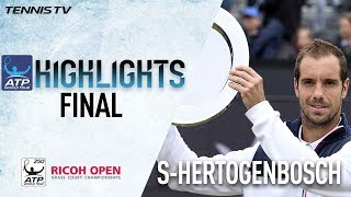 Highlights: Gasquet Beats Chardy For 2018 's-Hertogenboch Title
