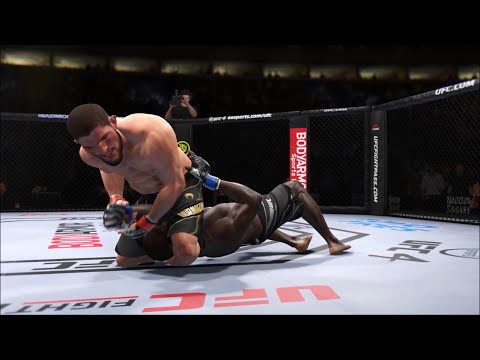 Khabib vs. Derek Brunson (EA Sports UFC 4) Champions Fight