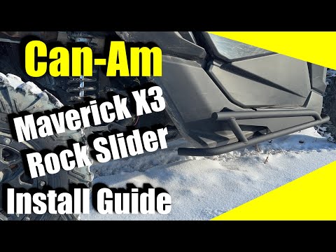 Can-Am Maverick X3 Rock Slider Install Step-by-step Guide / MAX'S MOTO SHOP
