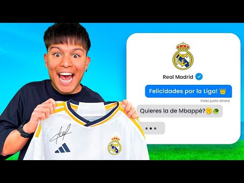 LE PEDI A 100 EQUIPOS QUE ME REGALEN PRODUCTOS.. *Real Madrid*