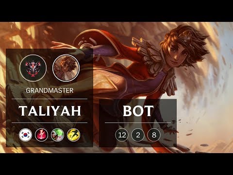 Taliyah Bot vs Vayne - KR Grandmaster Patch 9.4