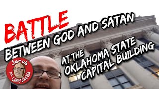 Battle Between God and Satan at the Oklahoma State Capital Building