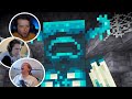 Gamers Reaction To First Seeing The Warden Mob In Minecraft 1 17 Cave Update