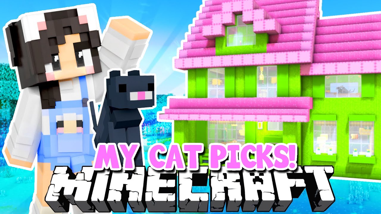 💜My CAT Picks My Minecraft Build!