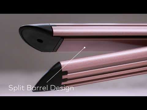Plaukų Tieinimo Žnyplės - BaByliss Curl Styler C112E Quartz-Ceramic 3 Temperatūros Nustatymai Juoda Rožinė Aukso video