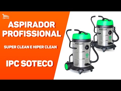 Aspirador Profissional de Sólidos e Líquidos Super Clean 60lts IPC  - Video