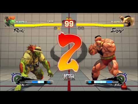 USF4 FT3 PR Evo Room: Cast Blanka (Ba) vs ??? (Za)