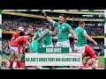 Highlights: Ireland's Bonus Point Win Against Wales