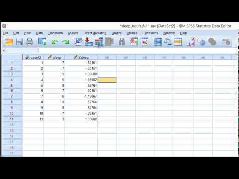 V2.21 - How to create T-scores in SPSS