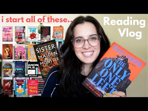 weekend reading vlog ~The Only One Left, try a chapter, book mail, DNFing, Threads and Taylor Swift!