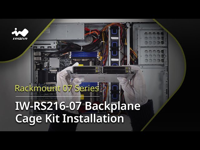 IW-RS216-07 Backplane Cage Kit Installation
