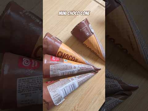 Mini Chocolate Cone only ₹10 |Kwality Walls Ice Cream #shorts #asmr #icecream