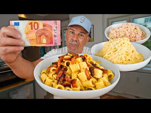 3 ORIGINAL Pasta-Gerichte für 10€ in unter 17 Minuten!