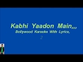 Kabhi Yaadon Main New Verion Karaoke With Lyrics