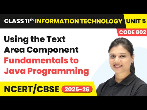 Class 11 Information Technology Book Overview Course Code 802