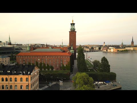 Work with metal roofs end drone flights 4k (INTRO)
