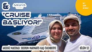 ''İlk kez CRUİSE GEMİSİNE biniyoruz! Her şey baştan anlatıldı. 🚢⚓''  #AroyaCruis